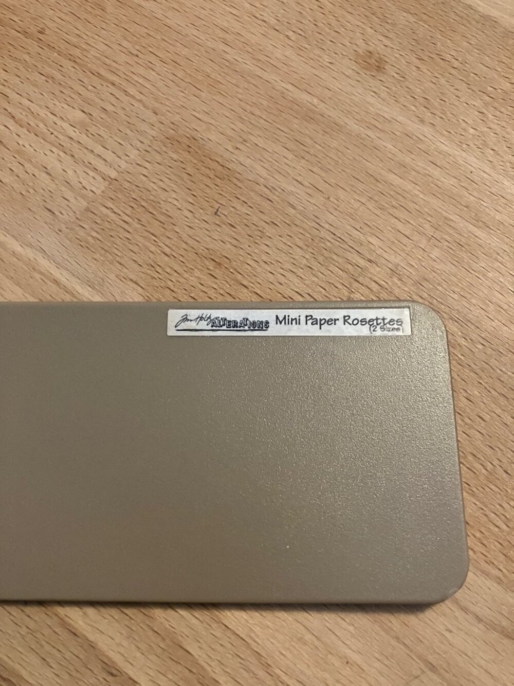 Tim Holtz, Sizzix, Decorative Strip Mini Paper Rosette die - Picture 5 of 5